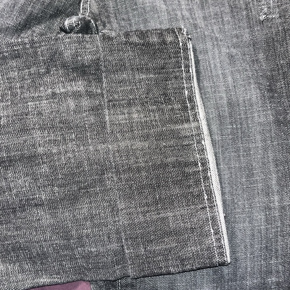 Metro 7 black capri, chino length denim! NWOT - Picture 3 of 6